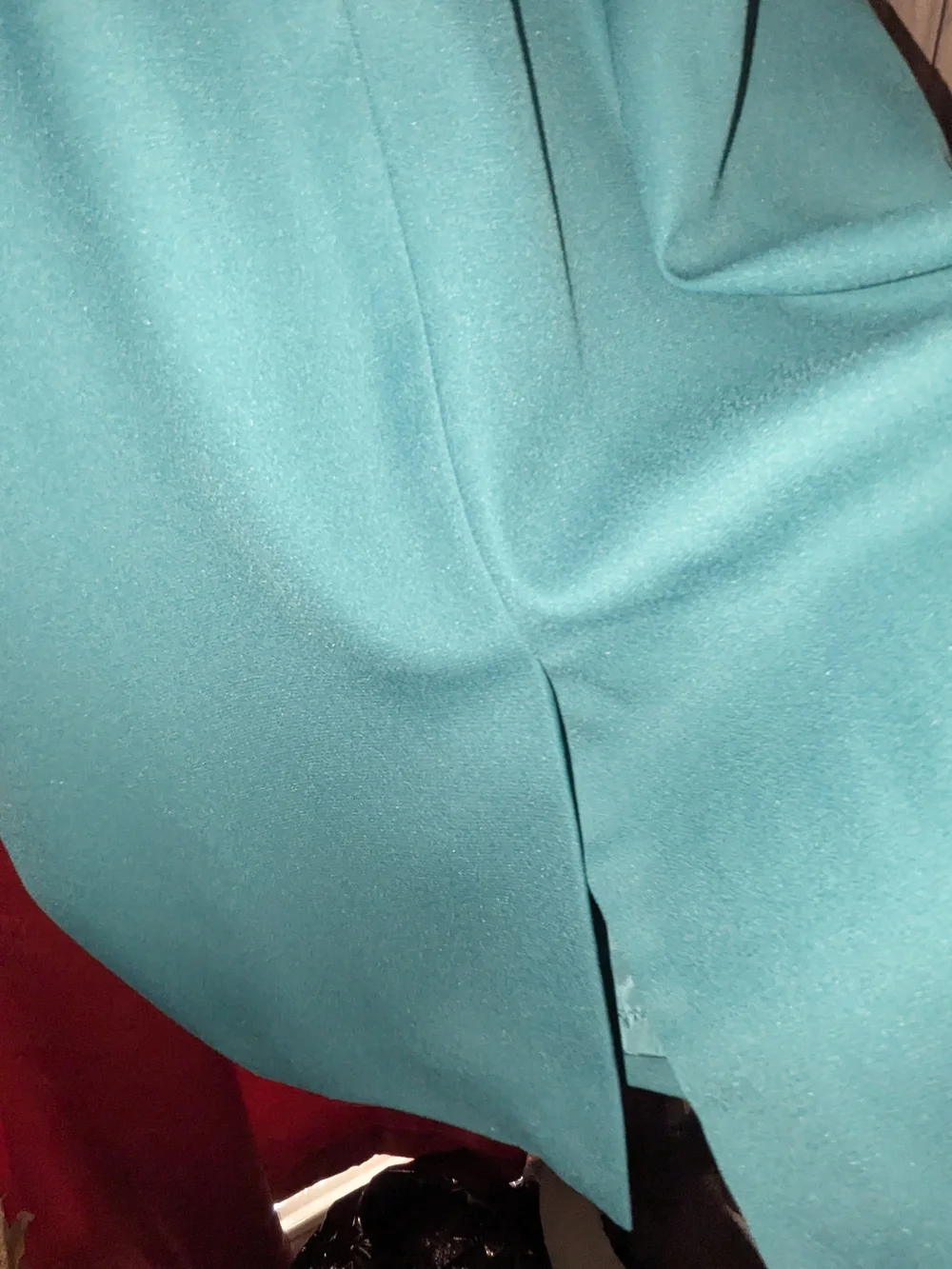 Kelly Brook Teal Two-Piece Skirt Set